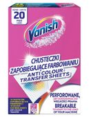Chusteczki do prania zapobiegające farbowaniu 10 szt 20 prań VANISH