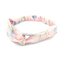 Opaska do włosów węzeł pudrowa