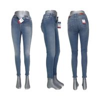 Damskie jeansy Tommy Hilfiger Santana rurki 7/8 - DW0DW01930 wąskie W26/L32