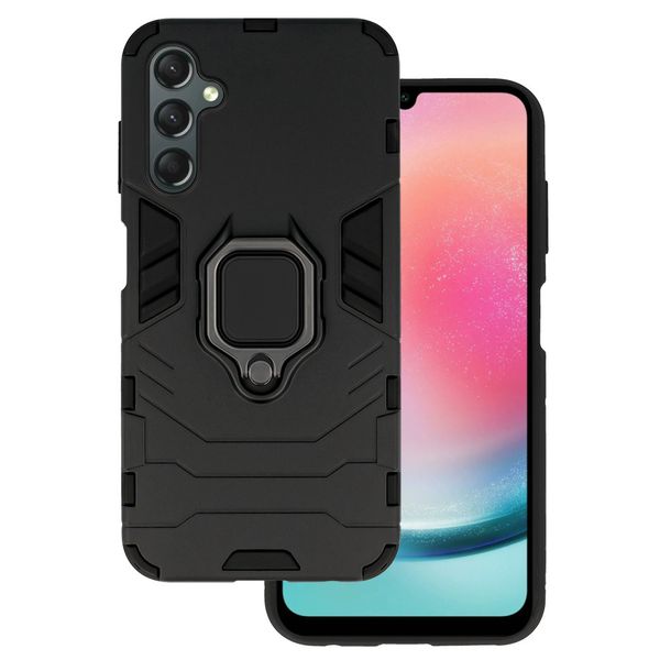 Ring Armor Case do Samsung Galaxy A25 5G Czarny zdjęcie 1