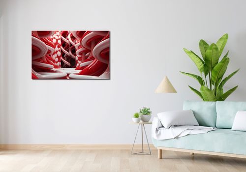 Obraz 100x60cm Czerwone Wiry na Arena.pl