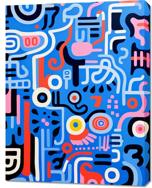 Obraz 70x90cm Rytmiczne Echo zdjęcie 1