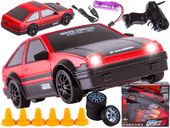 Samochód Do Driftu, Auto RC Drift 1:24 2,4 GHz 4WD CZERWONA TOYOTA