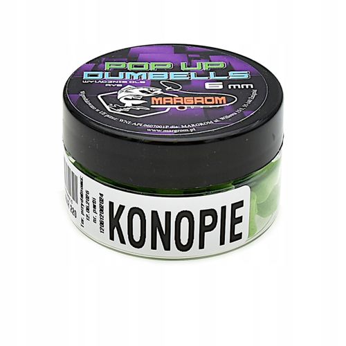 Dumbells POP UP 6 mm Margrom KONOPIE przynęta Method Feeder na Arena.pl