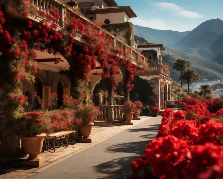 Plakat 50x40cm Czerwona Idylla zdjęcie 1