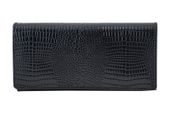 Ekskluzywny portfel damski lakierowany - Czarny