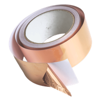 TAŚMA T7517 50mm/10m MIEDZIANA Z KLEJEM PRZEWODZĄCYM, INTRA