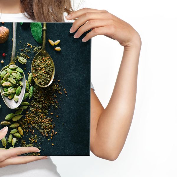 Obraz Panoramiczny Canvas ŁYŻKI Przyprawy Zioła Jedzenie 145cm x 45cm zdjęcie 3