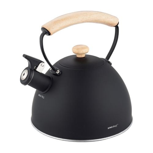 czajnik 2,5l z gwizdkiem kinghoff kh-1999 czarny mat na Arena.pl