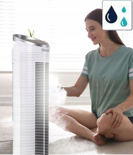 WENTYLATOR KLIMATOR KLIMATYZER 60W JONIZACJA KOLUMNOWY SMARTFON TUYA WI-FI na Arena.pl