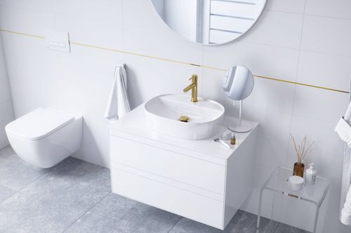 Profil QT fugowy kwadratowy 5 mm długość 200 cm, mosiężny, złoty 24 karaty na Arena.pl