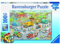 PUZZLE Edukacyjna Układanka Dla DZIECKA Zestaw Pociąg W Mieście Ładny OBRAZ