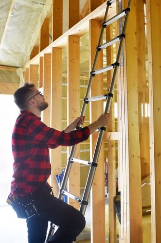 Drabina teleskopowa 11 stopni przystawna składana antypoślizgowa 3,2 m na Arena.pl