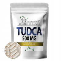 TUDCA kwas tauroursodeoksycholowy 500MG 60kaps WĄTROBA NAJMOCNIEJSZA DETOKS