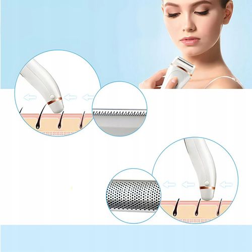 Golarka DAMSKA DEPILATOR BEZPRZEWODOWY dla Kobiet do nóg ciała bikini na Arena.pl