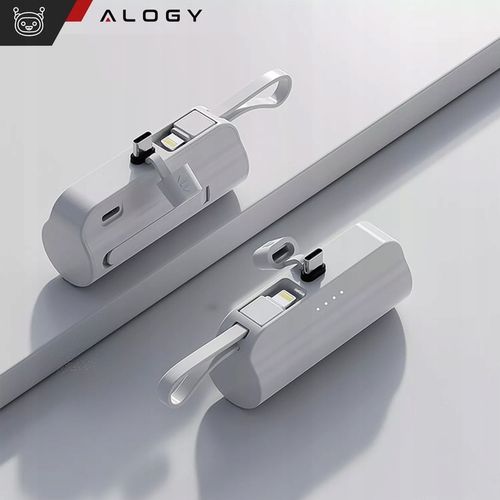 MAŁY PowerBank 5000 mAh kieszonkowy do iPhone 16 15 14 USB-C TYP-C 5000mAh na Arena.pl