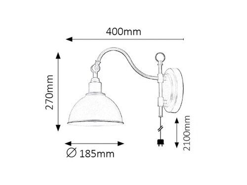Lampa ścienna Marc na Arena.pl