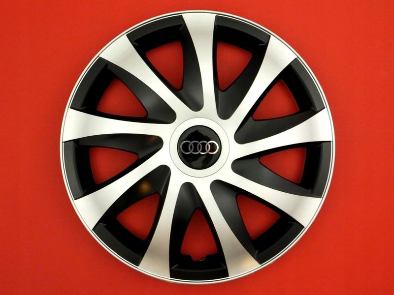 KOŁPAKI 15'' AUDI B3 B4 A1 A2 A3 A4 A5 A6 Q3 DRM zdjęcie 2
