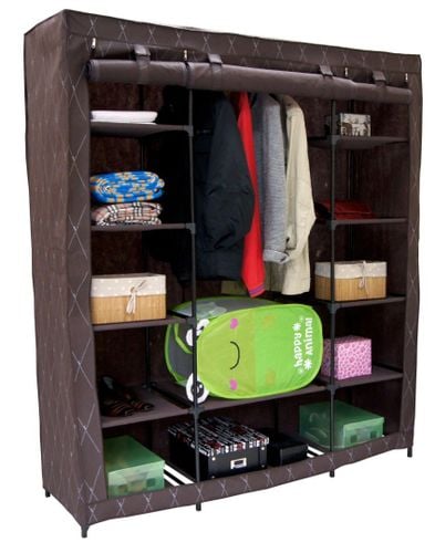 Szafa tekstylna Kaja Maxi Vitto - brąz na Arena.pl