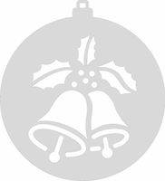 Ś8 Zawieszka ozdoba ażurowa ŚWIĘTA bombka Bożenaro