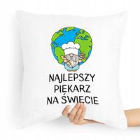 Poduszka Prezent Dla Najlepszego Piekarza Z Nadrukiem Ze Zdjęciem