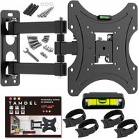 UCHWYT DO TELEWIZORA 17-43 CALE obrotowy EXTRA MOCNY wieszak TV stelaż hak