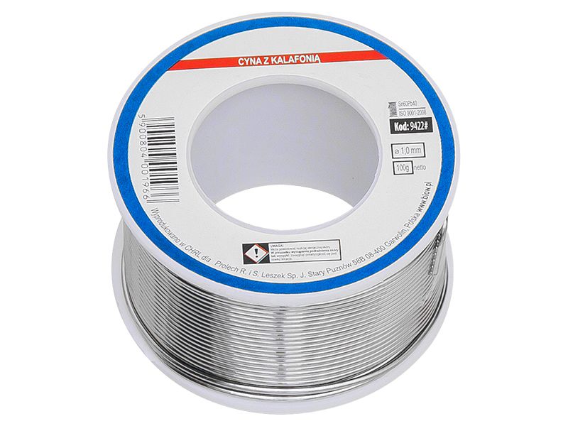Cyna  1,00/100g Sn60Pb40 TINOL zdjęcie 1