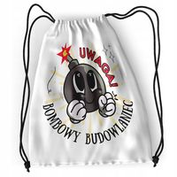 Plecak Sportowy Szkolny Dla Budowlańca Worek Torba Z Nadrukiem Ze Zdjęciem