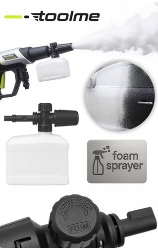 Myjka Ciśnieniowa Akumulatorowa elektryczna ALUMINIOWA pompa toolme na Arena.pl