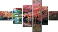 100CM 180CM OBRAZ 6 ELEM KOLOROWY PEJZAŻ ŚCIENNY
