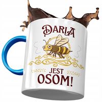Kubek Błękitny Dla Darii Koleżanki Żony Prezent Z Nadrukiem Ze Zdjęciem