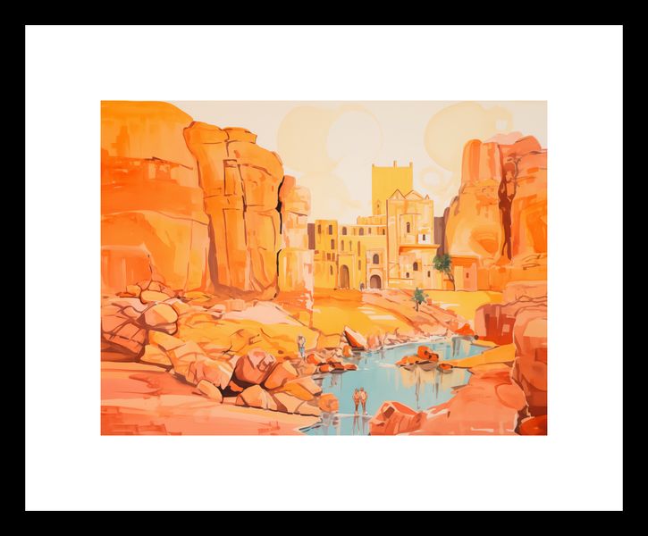 Plakat 20x15cm Ruiny pod Słońcem zdjęcie 3