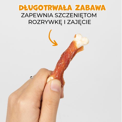 Przysmaki dla psa kostki owinięte kaczka kostka wapienna 500g PAWFECT BITES na Arena.pl