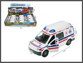 auto metalowe z dźwiękiem AMBULANS HKG004