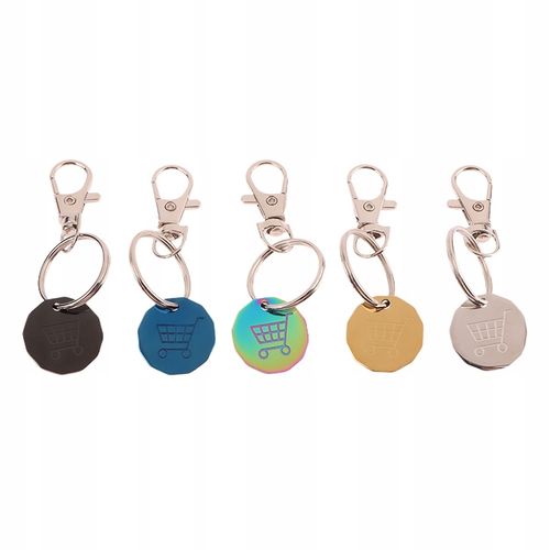 Brelok do kluczy Żeton Sklepowy do wóżka sklepu Moneta breloczek Kameleon na Arena.pl