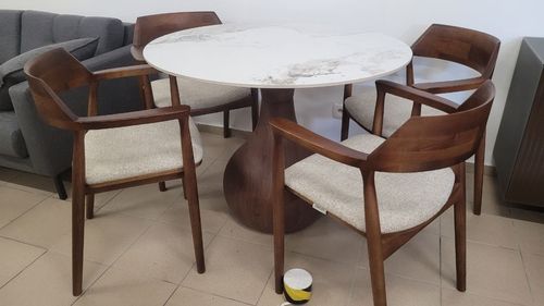 STÓŁ OKRĄGŁY, ORYGINALNY, 100/76, BLAT CERAMIKA na Arena.pl
