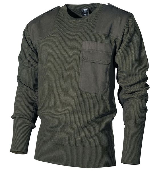 Sweter BW wojskowy oliwkowy długi zdjęcie 1