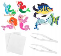 Koraliki Do Prasowania Zestaw 6000 Elementów Kreatywna Zabawa Dla Dzieci