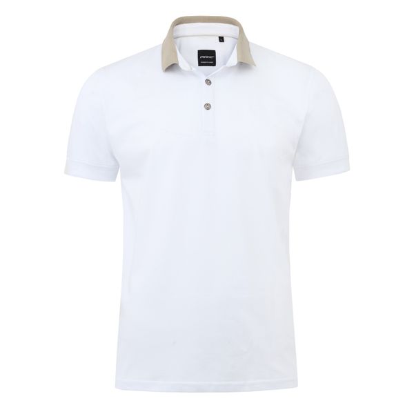 Męska koszulka polo Odo biała Rozmiar - M zdjęcie 1