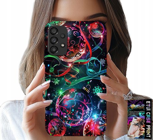 ETUI DO SAMSUNG GALAXY A33 5G - ŚWIĄTECZNE BOMBKI, CHOINKA, CASE + FOLIA na Arena.pl