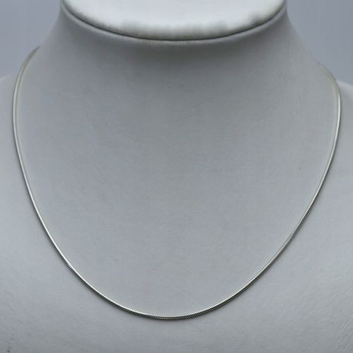 ŁAŃCUSZEK SREBRNY DAMSKI ŻMIJKA 1,5mm 55cm SREBRO na Arena.pl