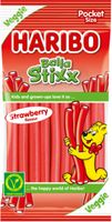 HARIBO ŻELKI 80G BALLA STIX STRAWBERRY