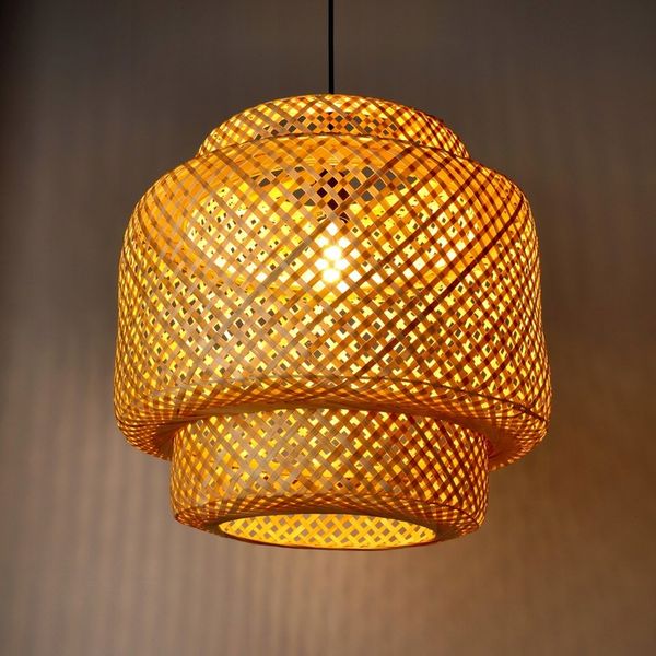Lampa bambusowa BONN boho wisząca zdjęcie 8