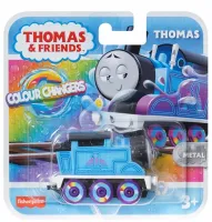 LOKOMOTYWA Wagonik THOMAS Neon Zmienia Kolor COLOUR CHANGERS Metalowa
