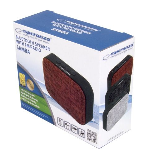 Głośnik Bluetooth FM Samba czerwony na Arena.pl