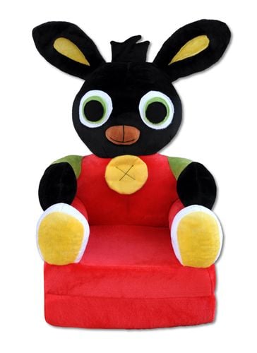 ROZKŁADANY PLUSZOWY FOTEL DLA DZIECI SOFA PUFA SIEDZISKO MASKOTKA ZAJĄC na Arena.pl