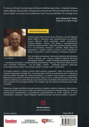 Pułapki myślenia - Daniel Kahneman - oprawa miękka na Arena.pl