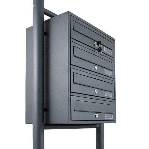 SKRZYNKA LOKATORSKA 4 KOMORY STAL NIERDZEWNA ZEWNĘTRZNA na Arena.pl