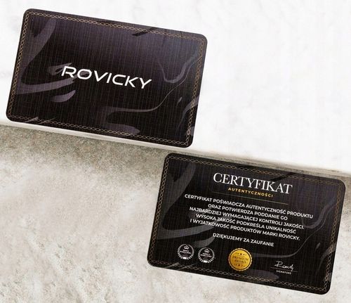 ROVICKY elegancki portfel męski skórzany STOP RFID na Arena.pl