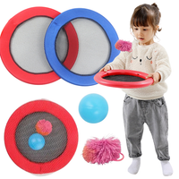 PLAŻOWA GRA ZRĘCZNOŚĆIOWA RAKIETKI ŁAPACZ CATCH BALL ODBIJANIE DYSK SIATKA